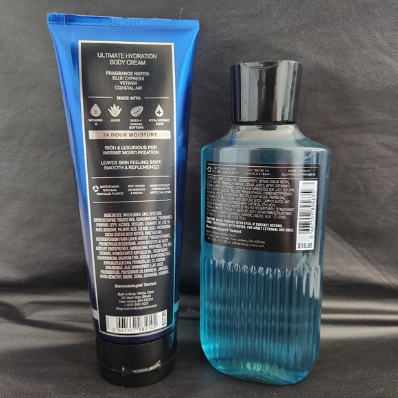 NEW 2-PIECE MEN'S COLLECTION OCEAN BATH & BODY WORKS - Picture 2 of 5